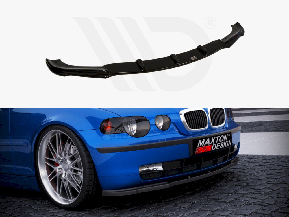 BMW E46 Compact (2000-2004) front splitter kit, Maxton Design ABS
