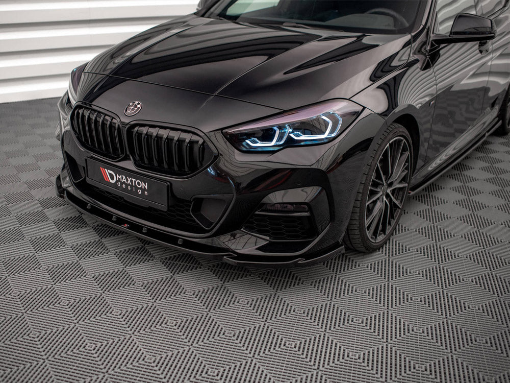 BMW 2 Gran Coupe F44 front splitter Maxton Design V.1 ABS