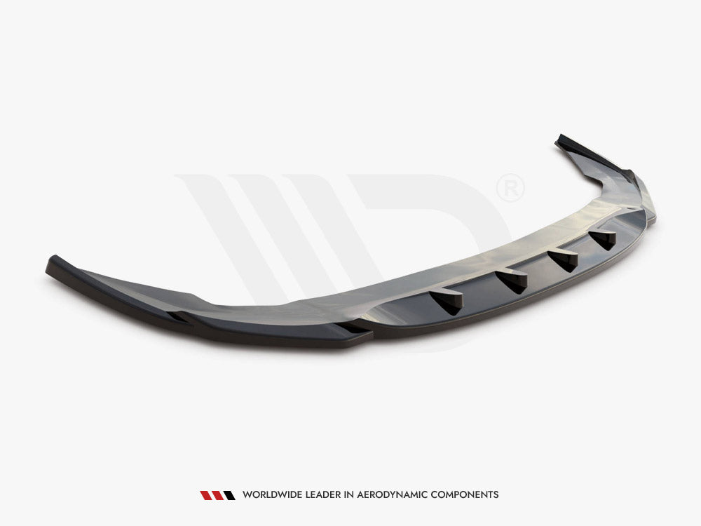 BMW 2 Gran Coupe F44 front splitter Maxton Design V.1 ABS