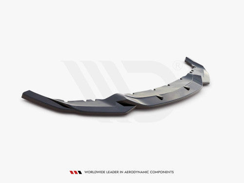 BMW M2 F87 Front Splitter V.3 Gloss Black - Maxton Design