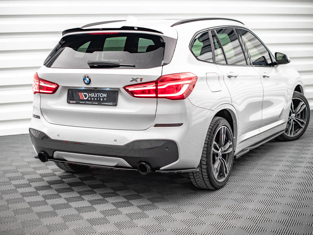 BMW X1 F48 M-Pack rear side splitters - Maxton Design ABS set