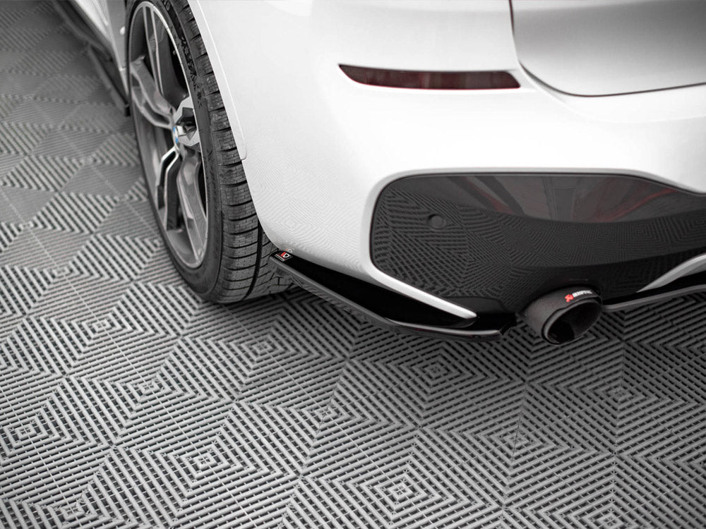 BMW X1 F48 M-Pack rear side splitters - Maxton Design ABS set