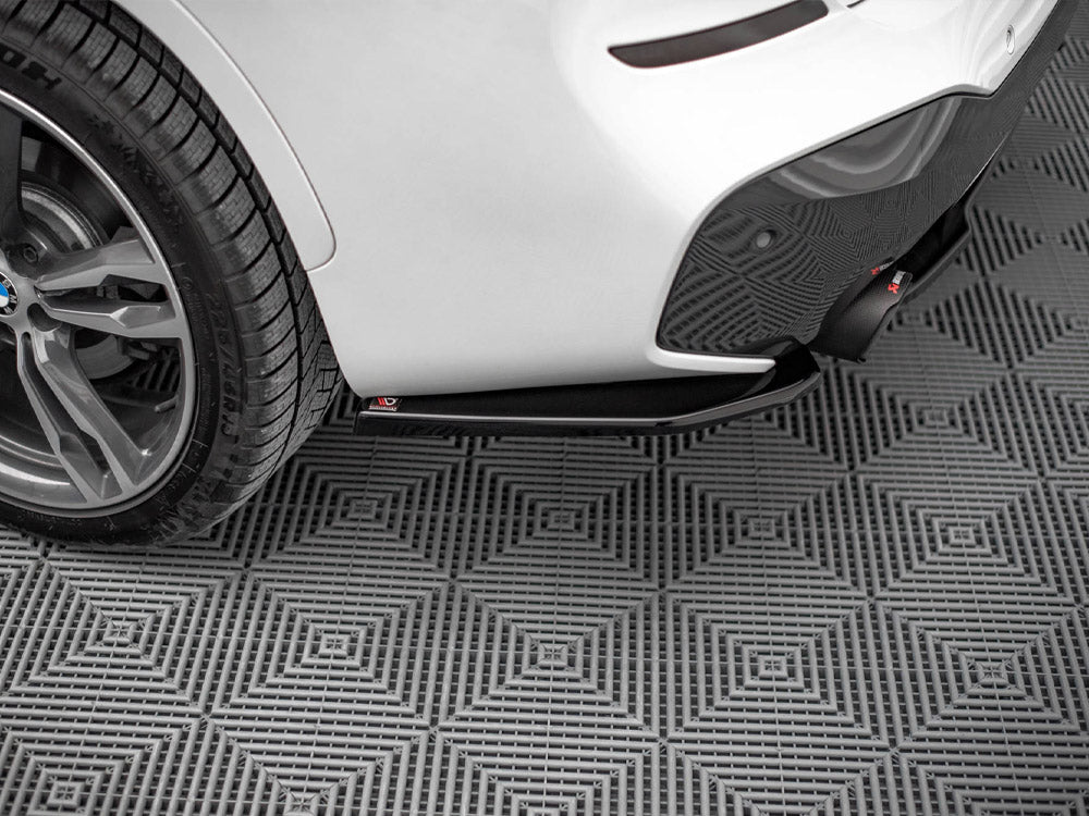 BMW X1 F48 M-Pack rear side splitters - Maxton Design ABS set
