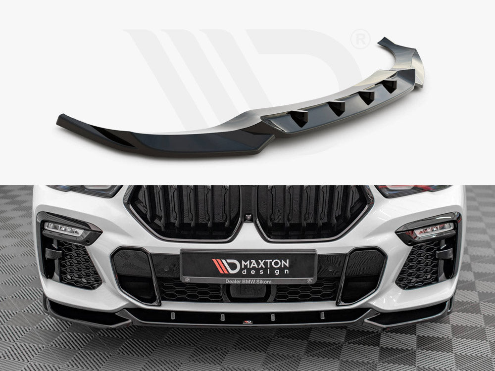 BMW X6 M-Pack G06 (2019-2023) Front Splitter V.1 - Maxton Design