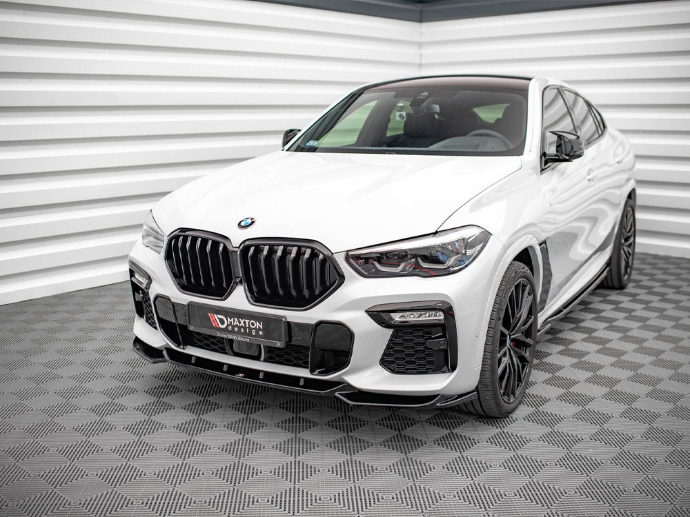 BMW X6 M-Pack G06 (2019-2023) Front Splitter V.1 - Maxton Design