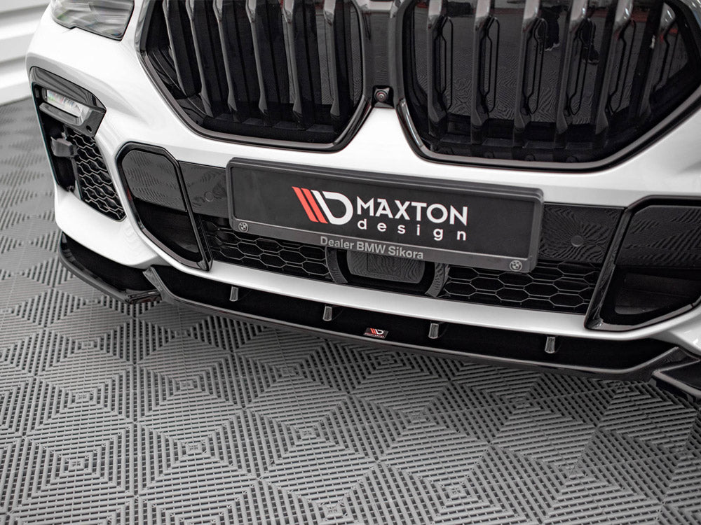 BMW X6 M-Pack G06 (2019-2023) Front Splitter V.1 - Maxton Design