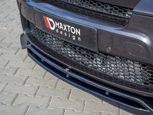 BMW X5 E70 M Sport facelift 2010-2013 front splitter gloss black