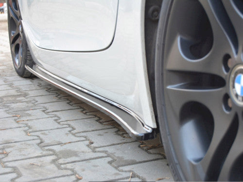 BMW Z4 E85 E86 Side Skirt Diffusers Pair - Maxton Design Gloss Black