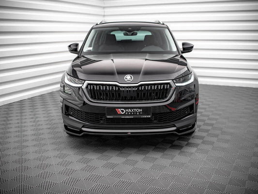 Skoda Kodiaq MK1 Facelift (2021-) Maxton Design Front Splitter V.2