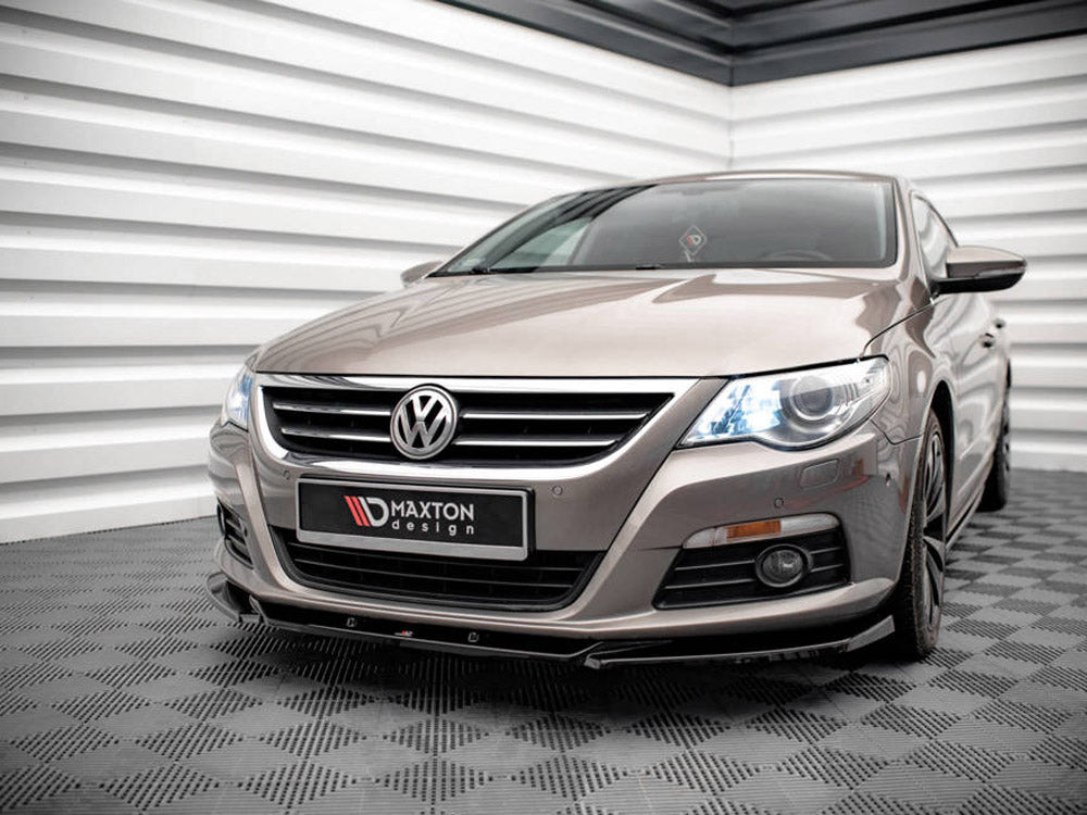 VW Passat CC (2008-2012) Maxton Design Front Splitter V.4