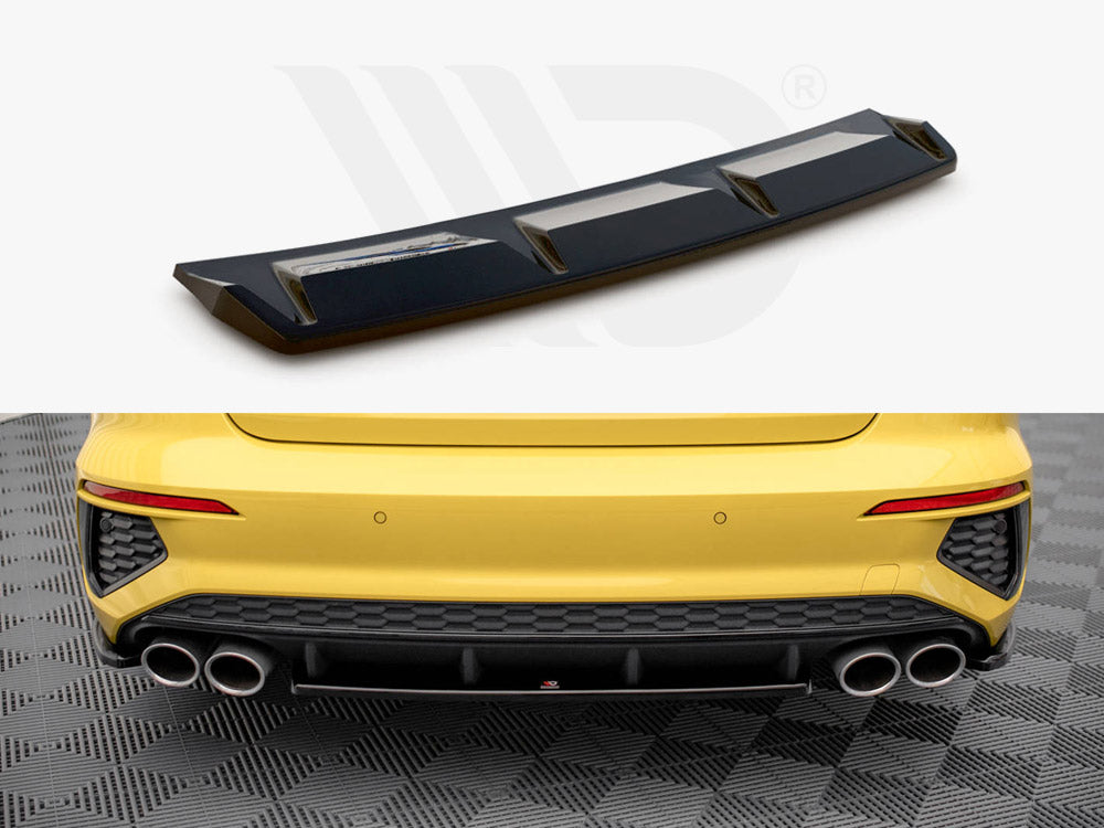 Audi S3 Sedan 8Y (2020-) Central Rear Splitter, Maxton Design