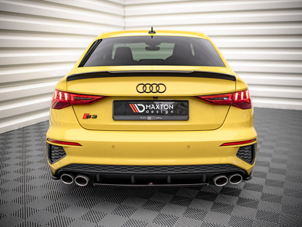 Audi S3 Sedan 8Y (2020-) Central Rear Splitter, Maxton Design