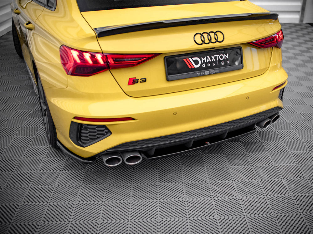 Audi S3 Sedan 8Y (2020-) Central Rear Splitter, Maxton Design