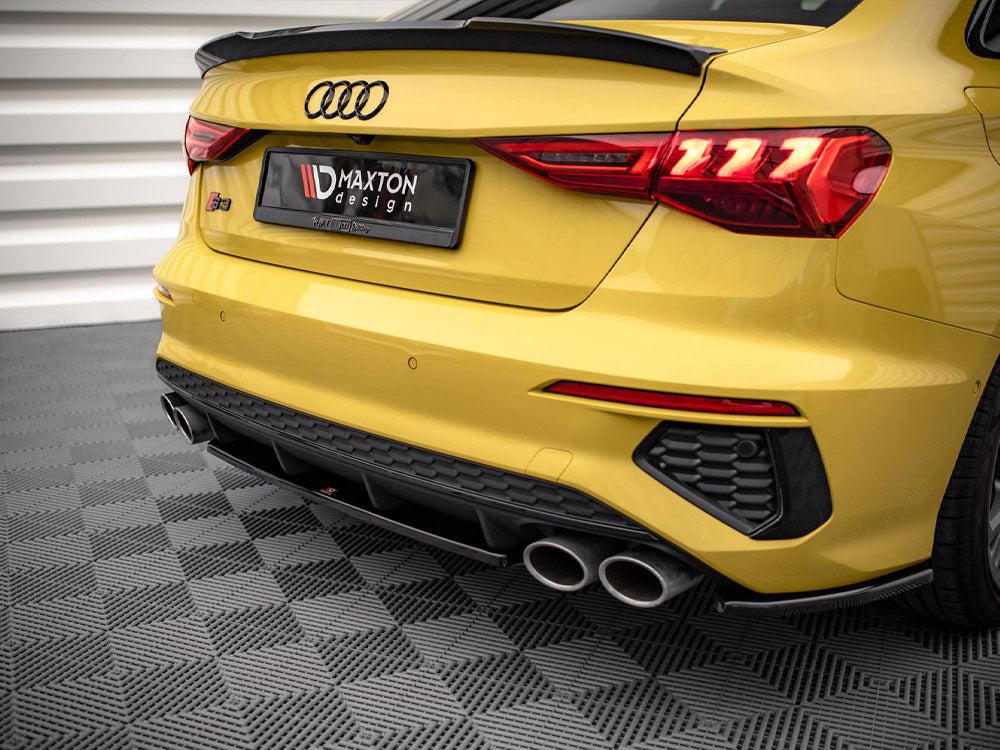 Audi S3 Sedan 8Y (2020-) Central Rear Splitter, Maxton Design