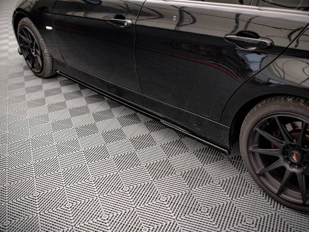 BMW E90 Side Skirts Diffusers - Maxton Design ABS Kit