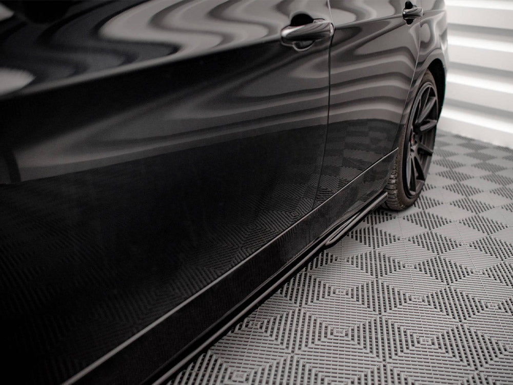 BMW E90 Side Skirts Diffusers - Maxton Design ABS Kit