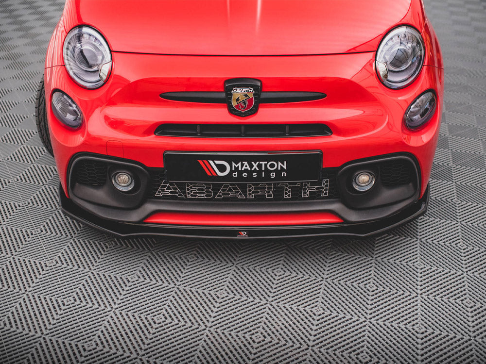 Fiat 500 Abarth MK1 Facelift (2016-2023) front splitter, Maxton Design MD-FS-500AB-F
