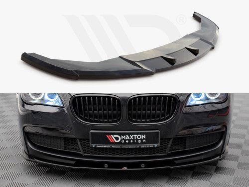 BMW 7 Series F01 M Sport (2008-2013) Front Splitter V1 Gloss Black