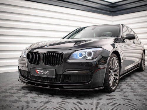 BMW 7 Series F01 M Sport (2008-2013) Front Splitter V1 Gloss Black