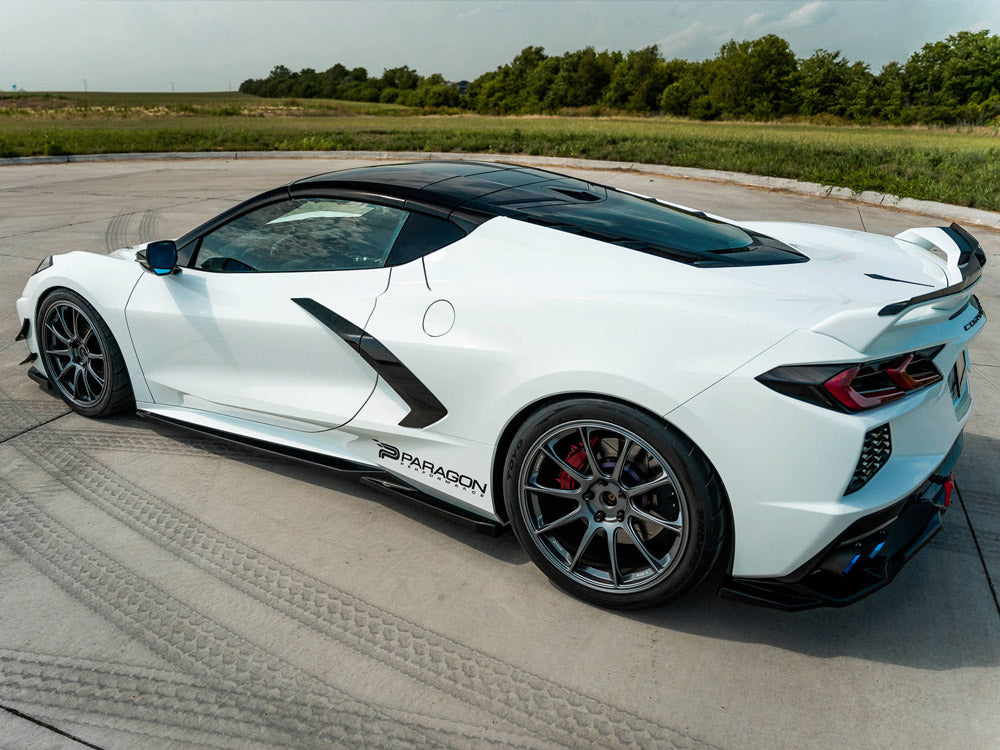 Chevrolet Corvette C8 (2020-) Maxton Design ABS Side Skirts & Diffusers
