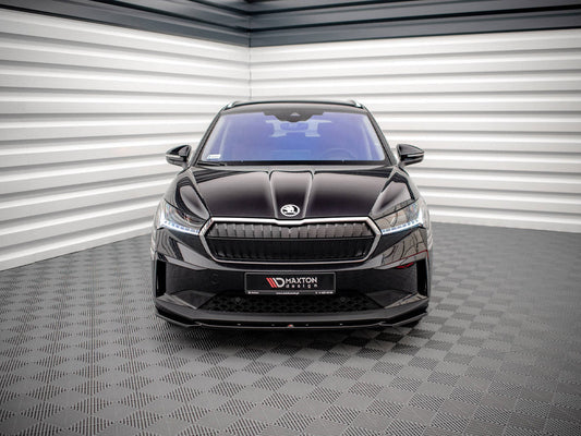 Skoda Enyaq IV (2020-) Front Splitter V.3 by Maxton Design