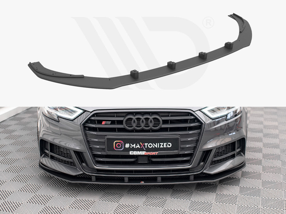 Audi S3 8V Facelift front splitter - Maxton Design Street PRO