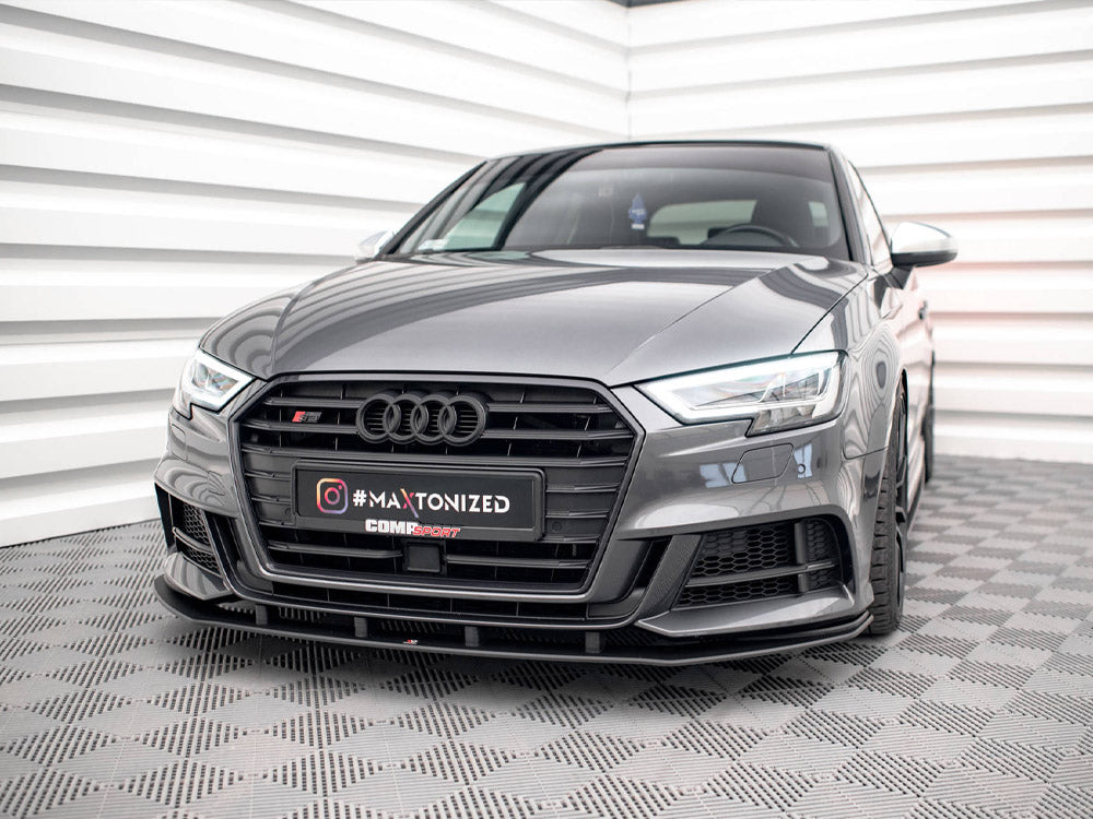 Audi S3 8V Facelift front splitter - Maxton Design Street PRO