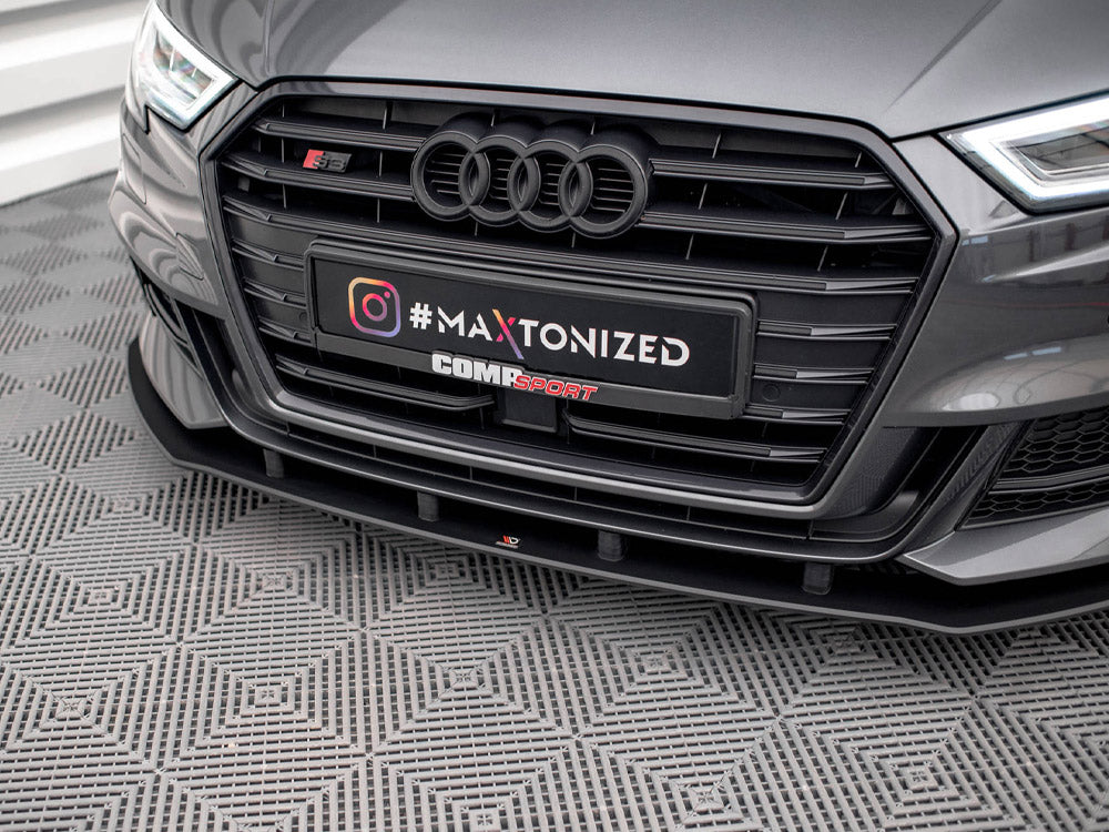 Audi S3 8V Facelift front splitter - Maxton Design Street PRO