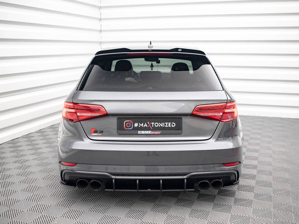 Audi S3 8V Facelift (2016-2019) Rear Side Splitters - Maxton STREET PRO