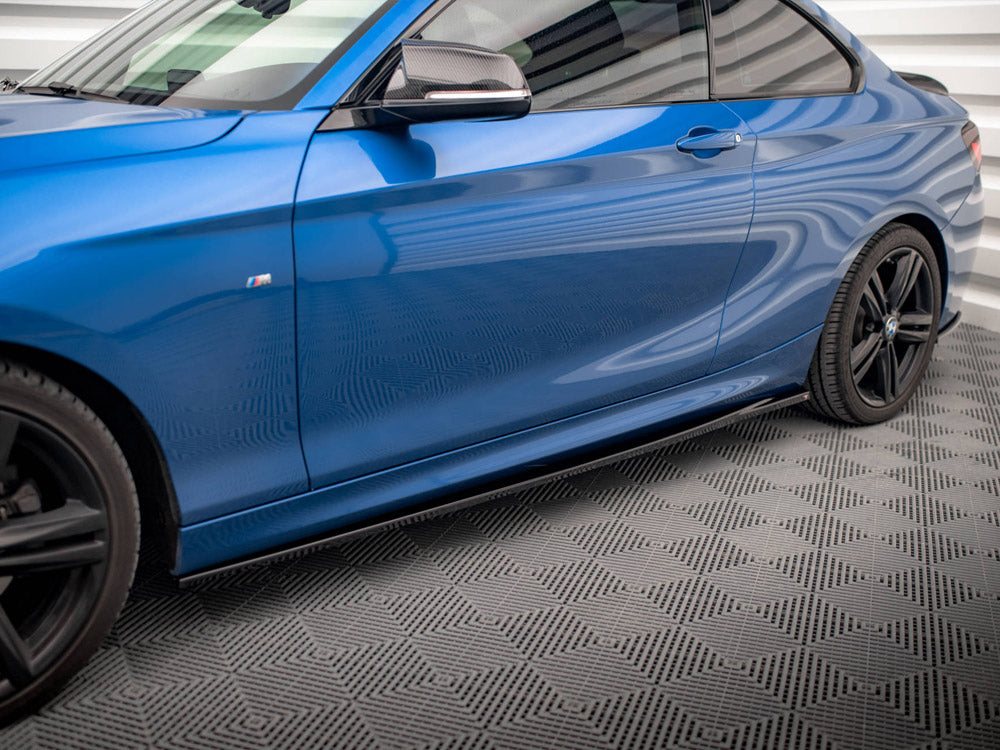BMW 2 Series F22 M-Pack side skirts & diffusers, Maxton Design ABS set