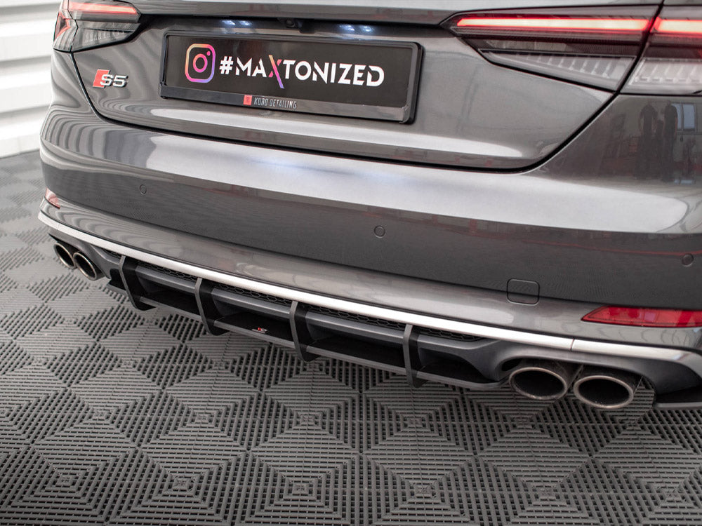 Audi S5 F5 Coupe Sportback rear diffuser - Maxton Street PRO ABS