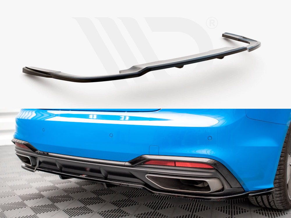 Audi A5 S-Line F5 Facelift (2019+) Central Rear Splitter