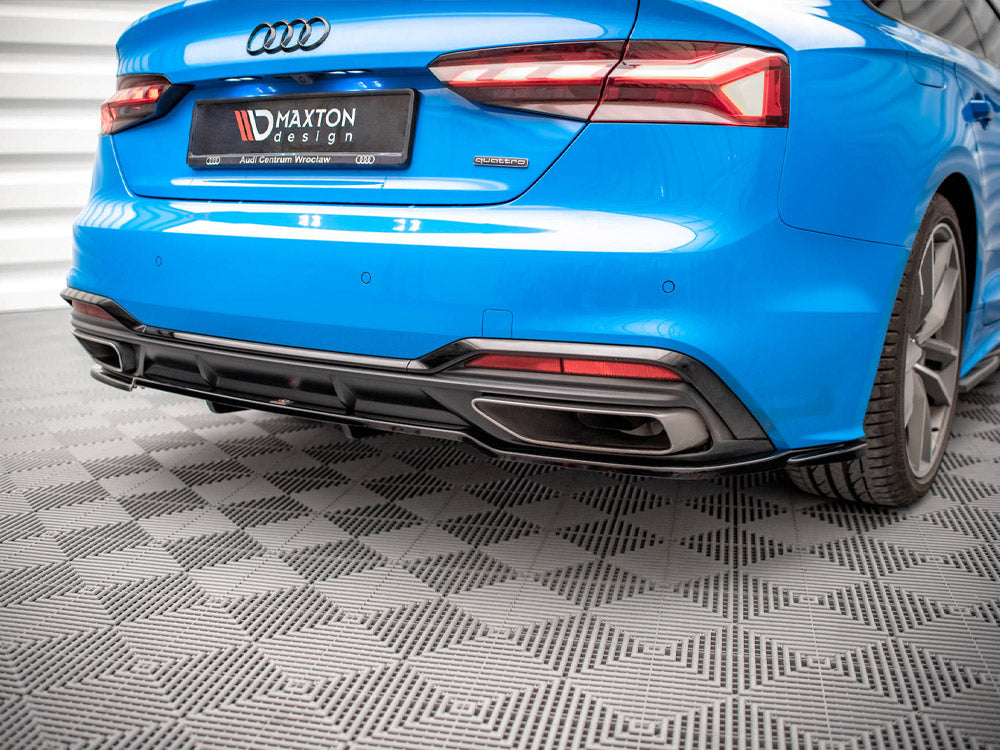 Audi A5 S-Line F5 Facelift (2019+) Central Rear Splitter