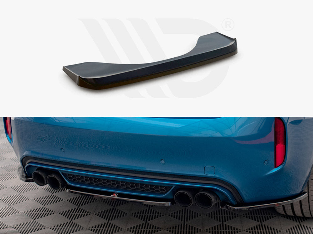 BMW X6 M F86 (2014-2018) Central Rear Splitter by Maxton Design