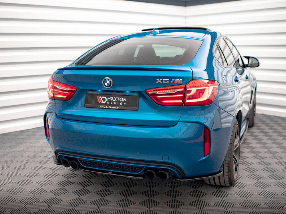 BMW X6 M F86 (2014-2018) Central Rear Splitter by Maxton Design