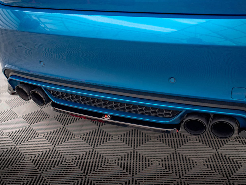 BMW X6 M F86 (2014-2018) Central Rear Splitter by Maxton Design