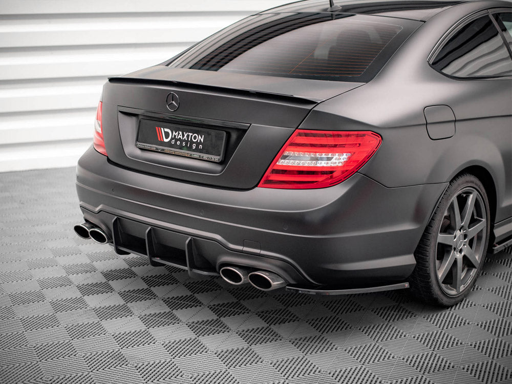 C204 Mercedes C Coupe AMG-Line rear diffuser - Maxton Design Street Pro