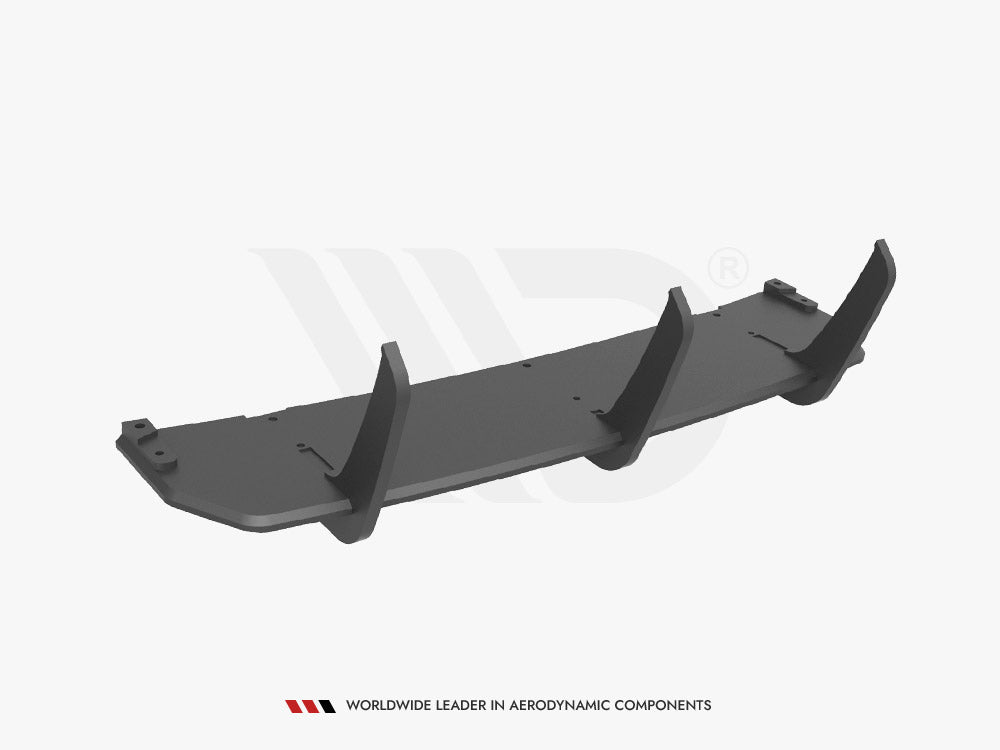 C204 Mercedes C Coupe AMG-Line rear diffuser - Maxton Design Street Pro