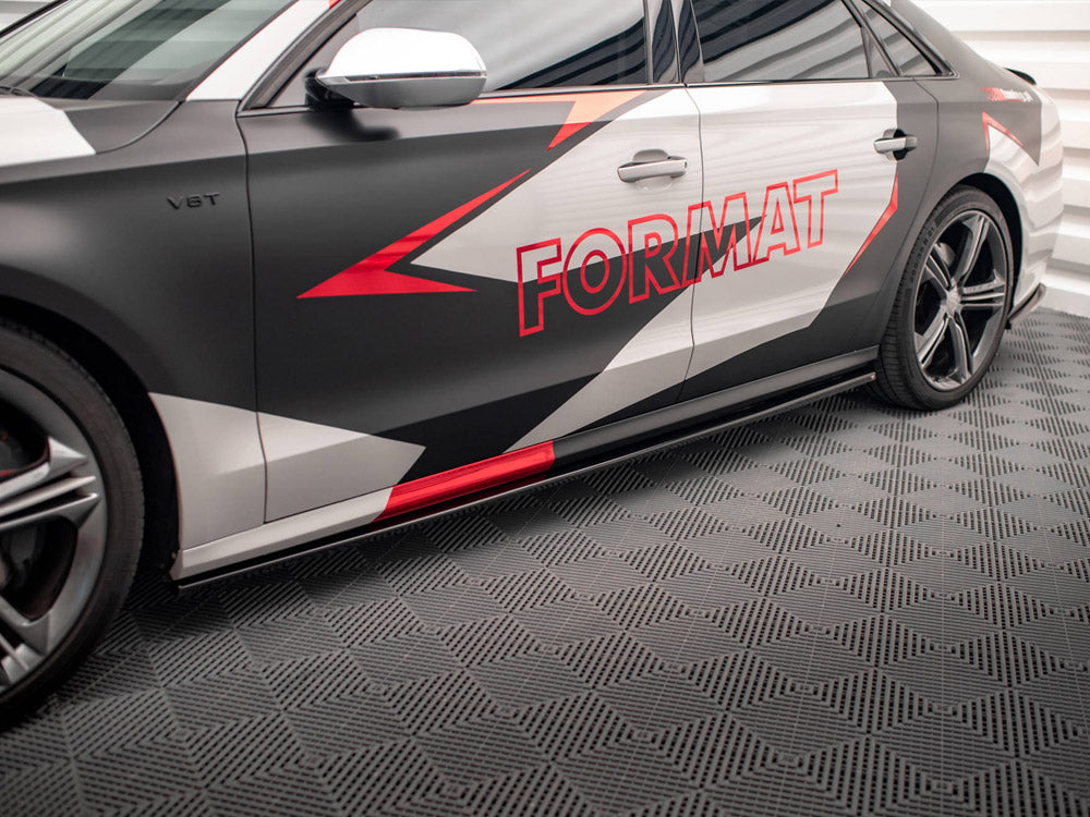Audi S8 D4 (2012-2015) Maxton Design Side Skirts Diffusers V.1