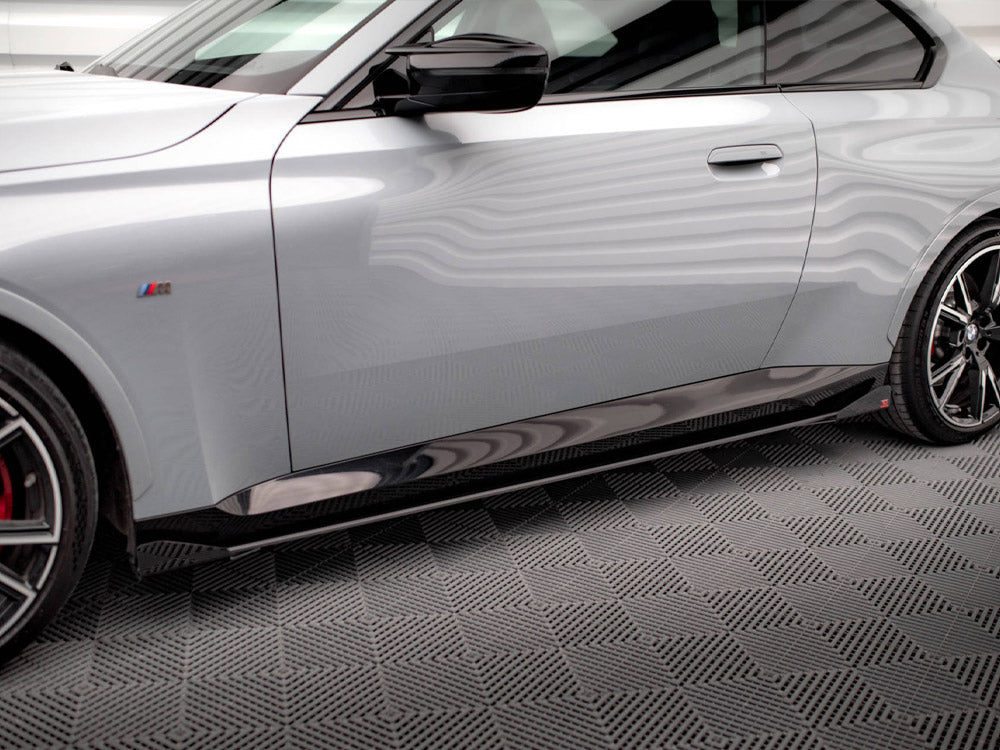 BMW 2 Coupe G42 Side Skirts Diffusers Flaps Maxton STREET PRO Set
