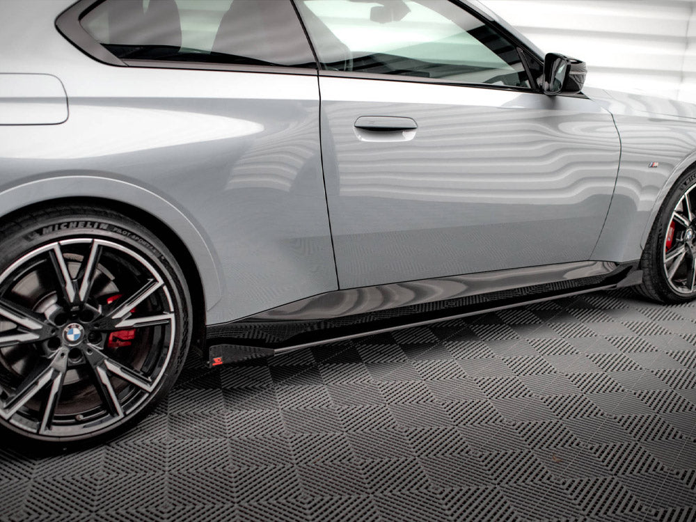 BMW 2 Coupe G42 Side Skirts Diffusers Flaps Maxton STREET PRO Set