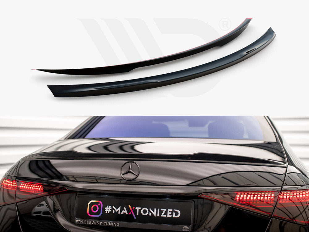 Mercedes S-Class W223 AMG-Line spoiler cap 3D extension kit
