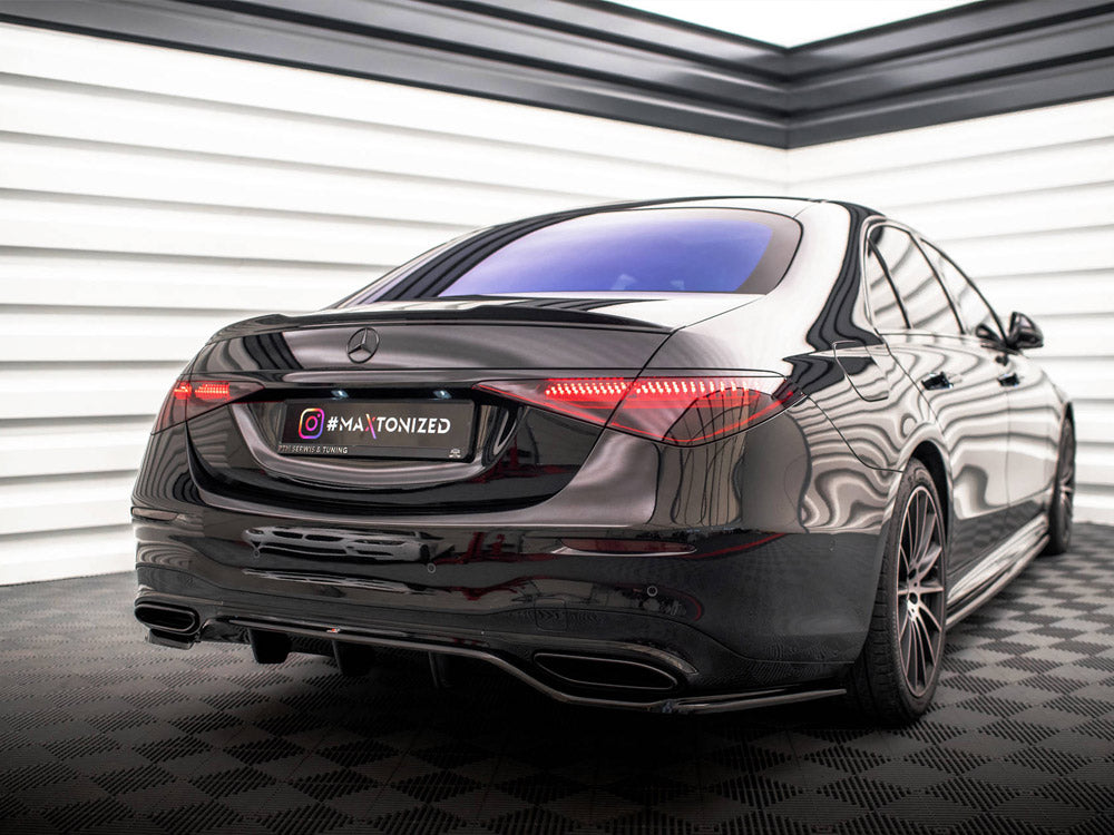 Mercedes S-Class W223 AMG-Line spoiler cap 3D extension kit