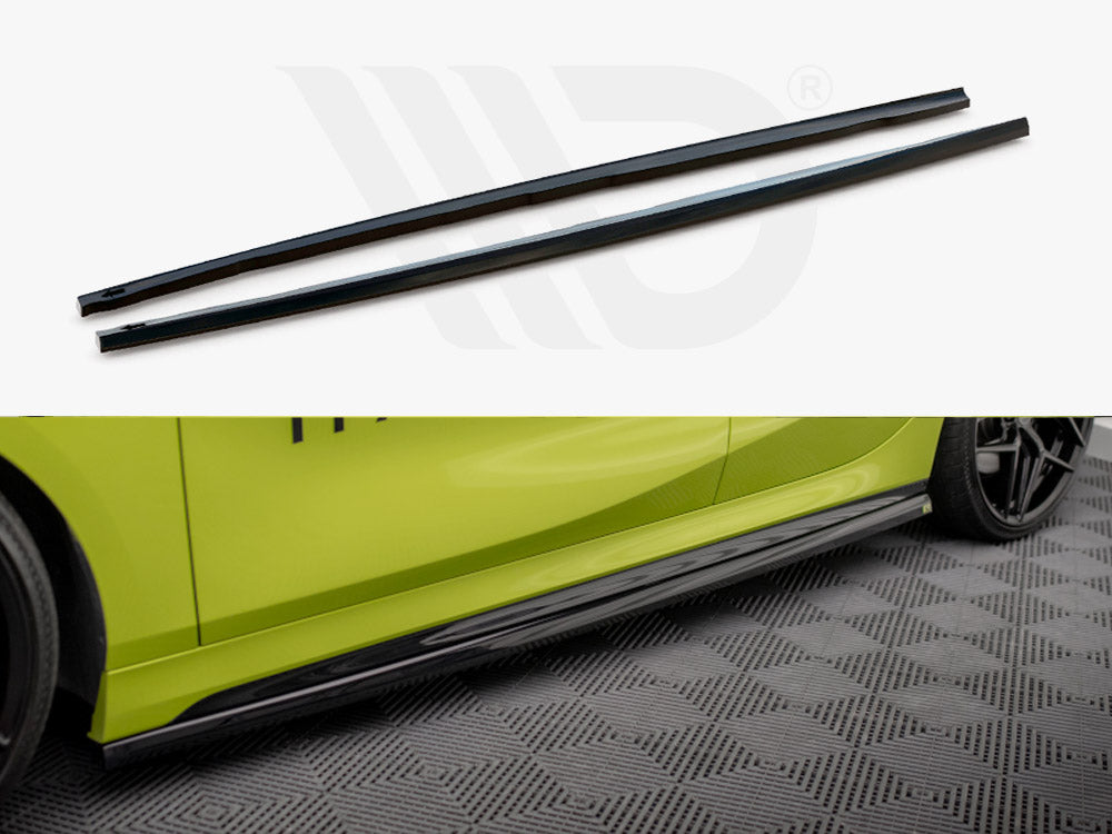 BMW 1 F40 M-Sport & M135i Side Skirts Diffusers V.4 - Maxton Design