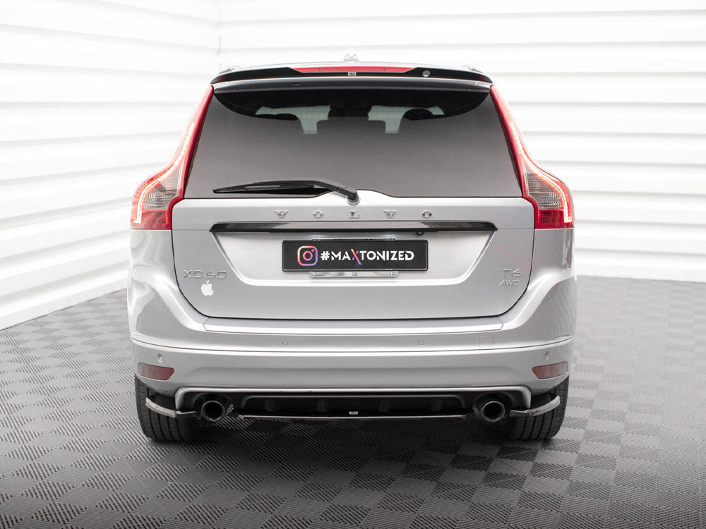 Volvo XC60 R-Design Mk1 Facelift (2013-2017) Central Rear Splitter, Maxton Design ABS