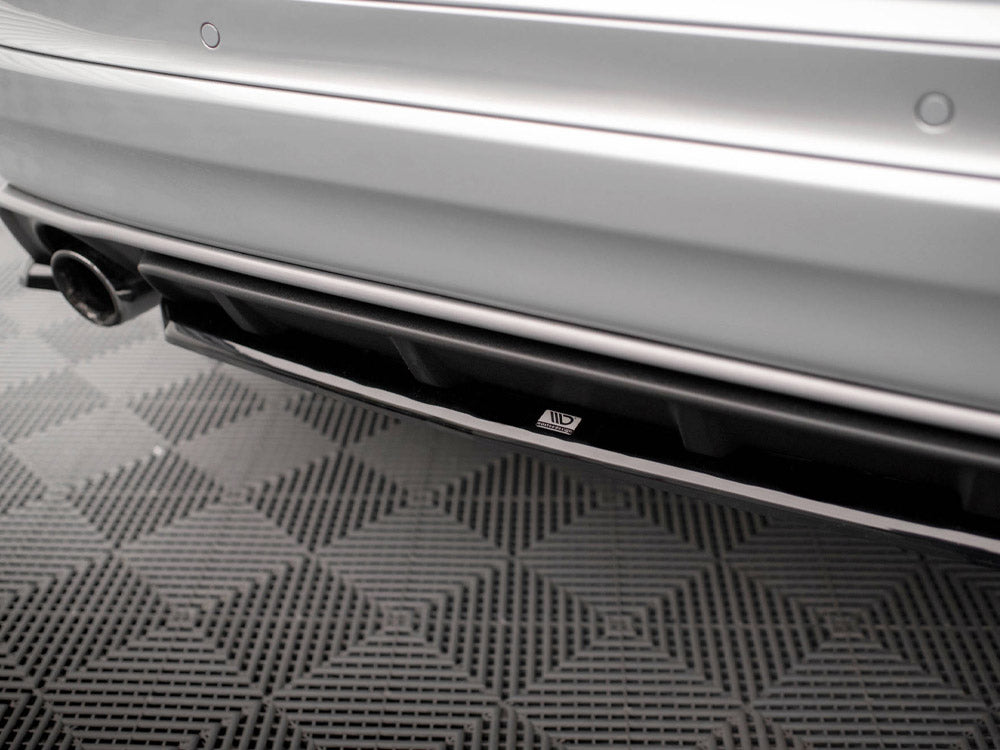 Volvo XC60 R-Design Mk1 Facelift (2013-2017) Central Rear Splitter, Maxton Design ABS