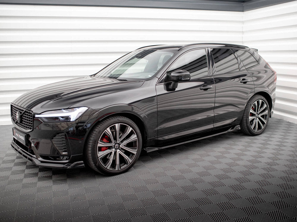 Volvo XC60 R-Design Mk2 Facelift (2021+) Maxton Design ABS Side Skirts & Diffusers