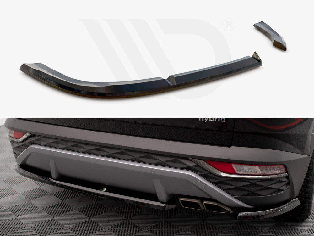 Hyundai Tucson Mk4 (2020+) rear side splitters, Maxton Design ABS set