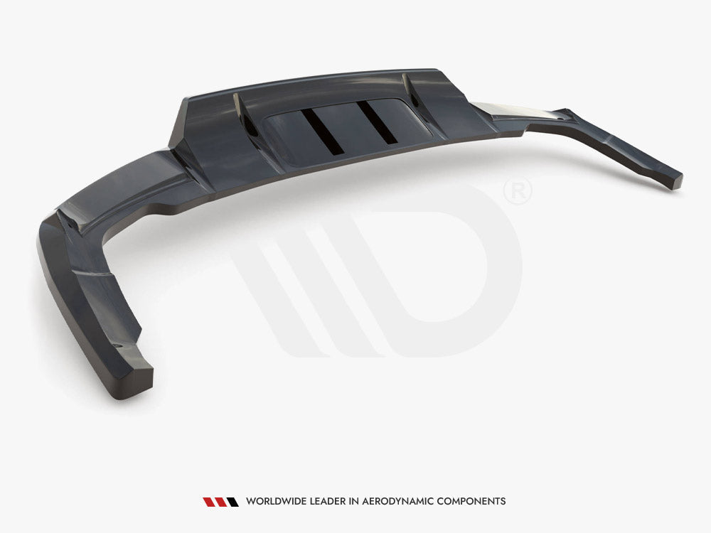 Audi Q5 S-Line Mk2 Facelift (2020+) Central Rear Splitter ABS Diffuser