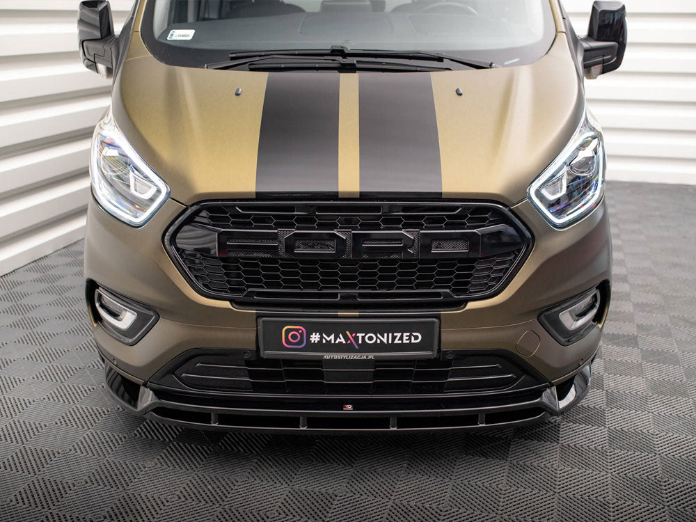 Ford Tourneo Custom Mk1 Facelift 2018-2023 Front Splitter, Maxton Design MD-TCC-FS